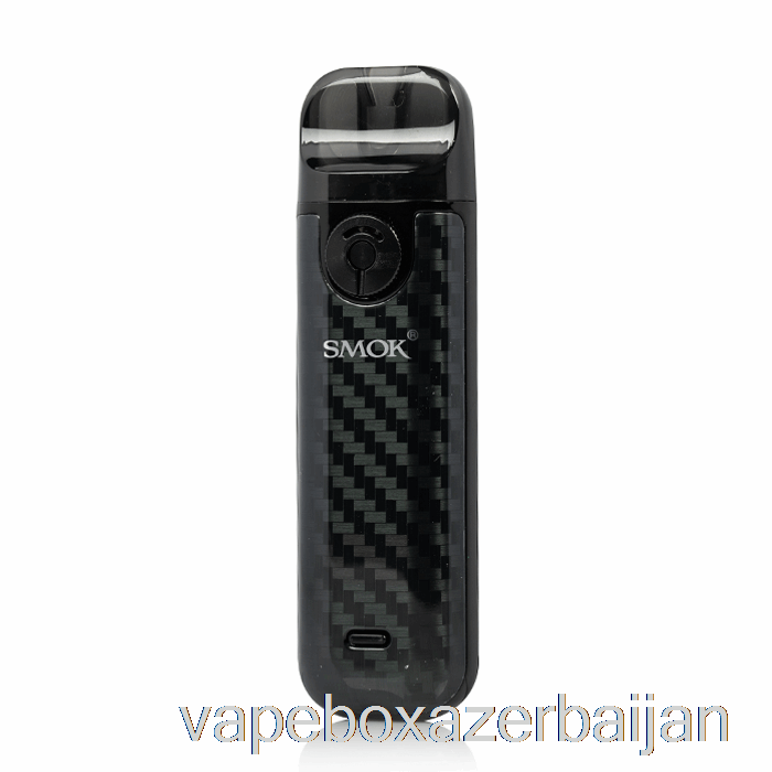 Vape Azerbaijan SMOK NOVO 4 25W Pod Kit Black Carbon Fiber